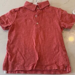 Kids Short Sleeve Polo Shirt - Coral Pink
